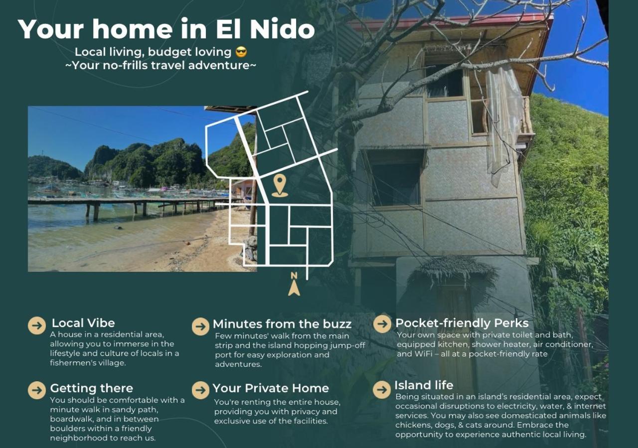 El Nido Backpackers Guesthouse מראה חיצוני תמונה